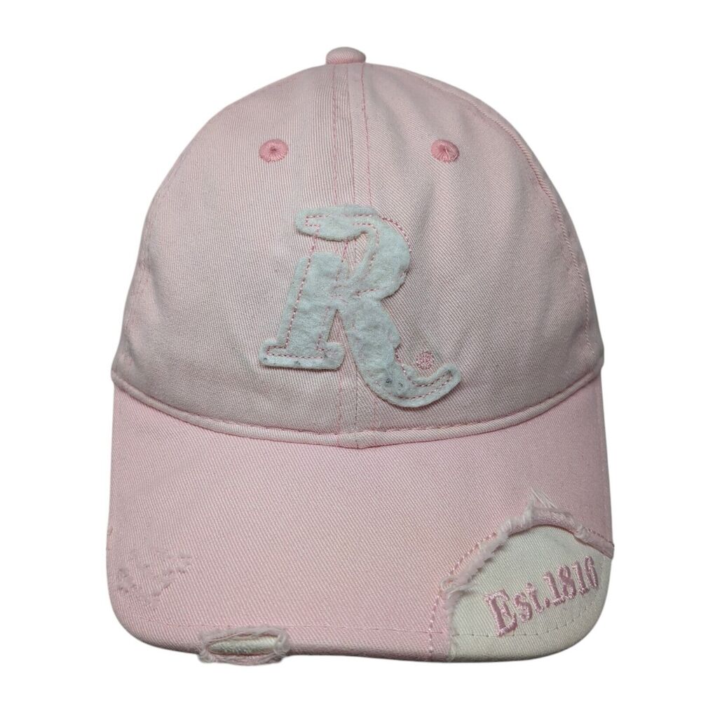 R Est. 1810 Slideback Hat Pink One Size Adjustable Remington 6 Panel